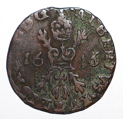Belgium Brabant 1616 1/2 Liard (S81) - Image 1 of 2