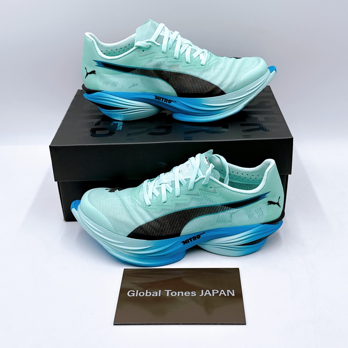 Puma Fast-R Nitro Elite 3 312060-02 Mint Melt Speed Blue