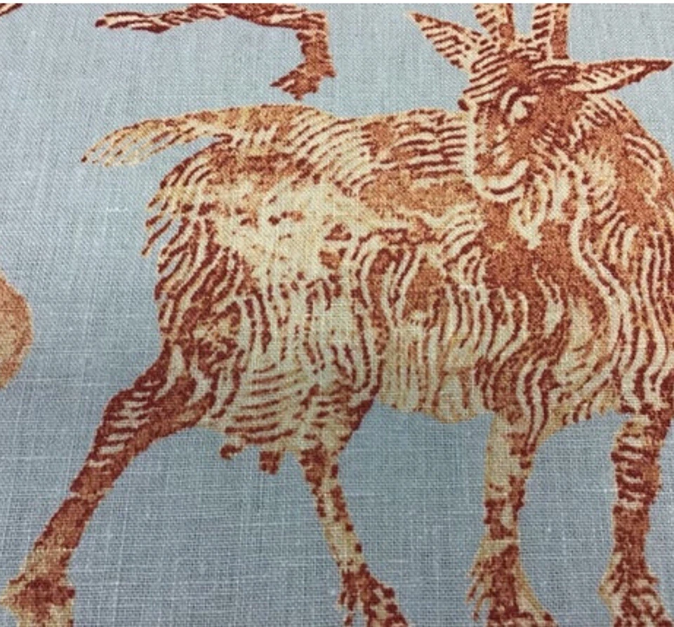 Cowtan & Tout Linen "Fete des Animaux” 10 Yards Lot - Image 2 of 4