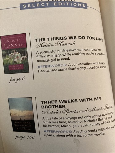 READERS DIGEST-SELECT EDITIONS-4 IN 1-VOLUME 1--HANNAH-SPARKS-CASE & GRAYSON-HBK - Picture 4 of 4