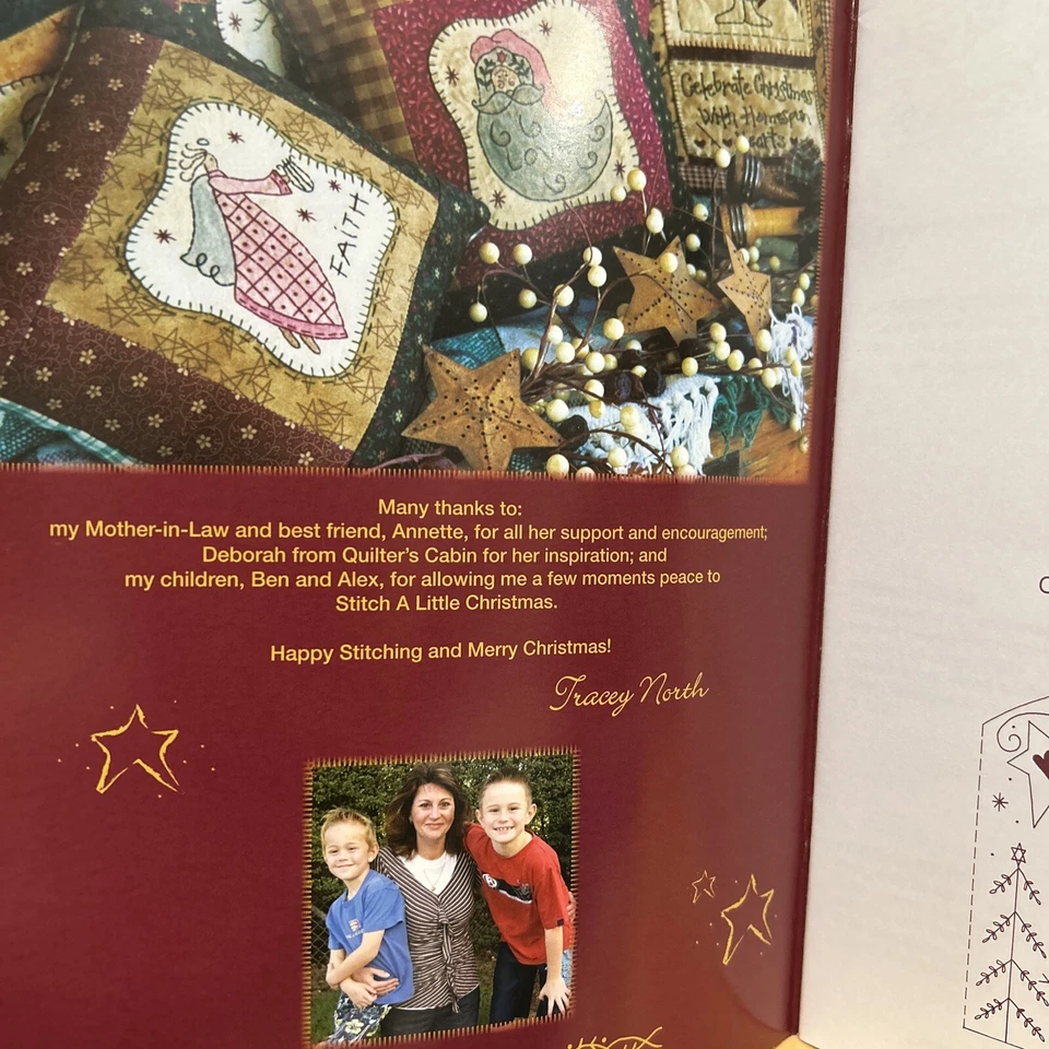 Stitch A Little Christmas Stitchery Pattern, Paperback - Image 3 of 4