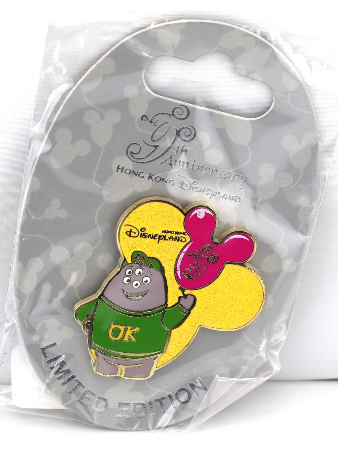 Disney Pin LE 300 HKDL 9th Anniversary Balloon Collection Squishy