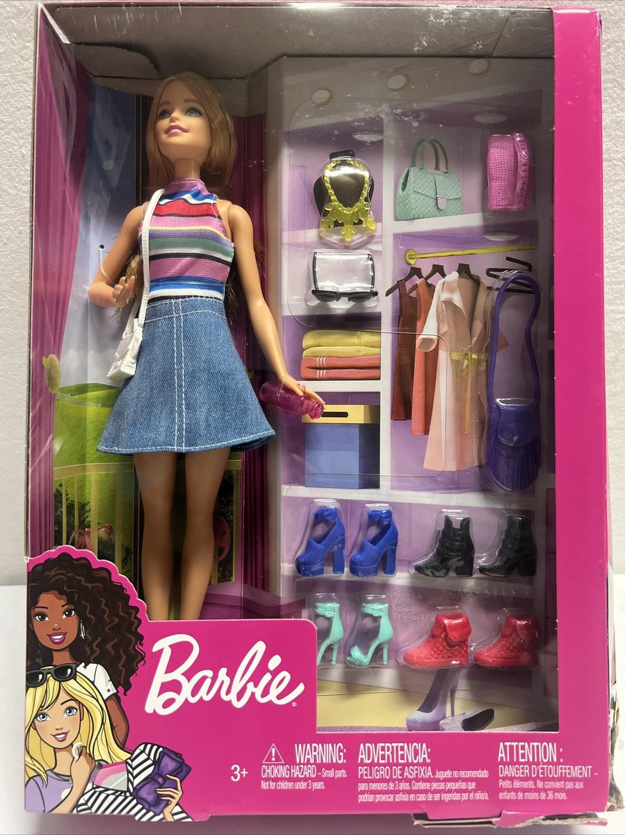 DMG BOX Barbie Doll Fashion Dresses and Accessories Shoes