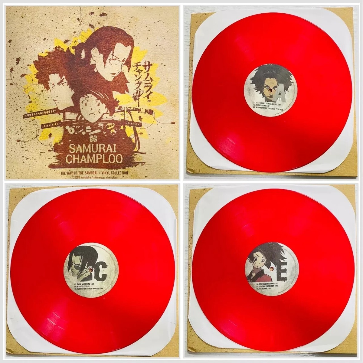 The Way Of The Samurai Samurai Champloo /RED Vinyl 3LP 2021