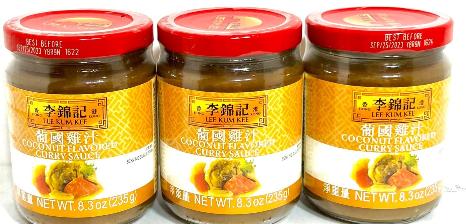 Lee Kum Kee Coconut Flavored Curry Sauce 8.3 oz ( Pack of 3 ) eBay