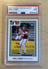 2021 PANINI CHRONICLES DRAFT PICKS 40 MAC JONES  PSA 9 RC - Alabama 49ers