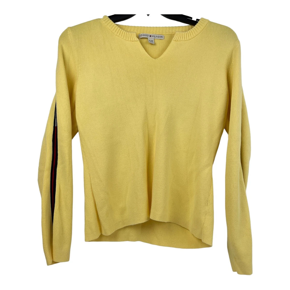 Yellow tommy sales hilfiger sweater