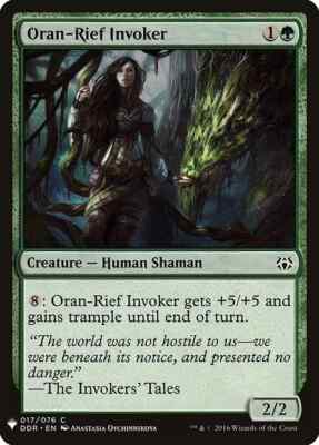1x Oran-Rief Invoker NM Eng MTG - The List - 2015