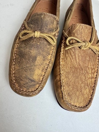 Carmina Shoemaker Driving Loafer Size UK 9 Marivent 80802 Nuts Kudu Waxy - Picture 4 of 5