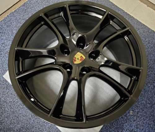 4 Original 21" Porsche Cayenne Black OEM Wheels Rims 21x10 GTS Turbo ($1785-obo)