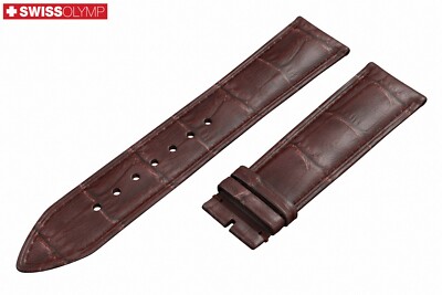 For ACCURIST Dark Brown Genuine Leather Watch Strap Band For Buckle Clasp  12-24 UK