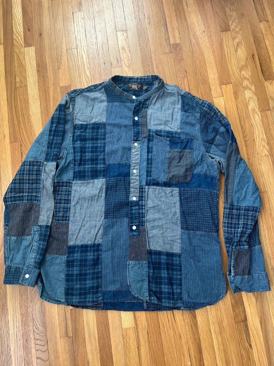 RRL デニムシャツ XL RRL(ダブルアールエル) デニムシャツ インディゴ サイズ SIZE 1