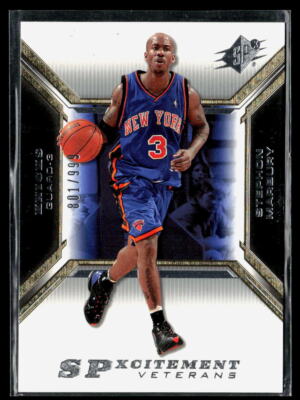 Stephon Marbury 2005-06 SPx SPxcitement Veterans #XCV22 #/999 NMT