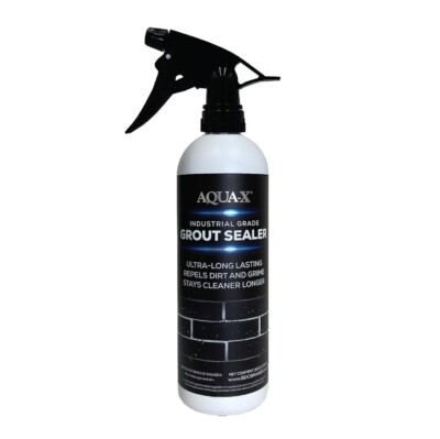AQUA-X 16 Oz. Grout Sealer Clear Grout and Tile Sealer Natural Finish Profess