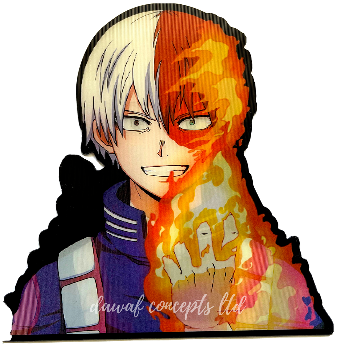 My Hero Academia Shoto Todoroki Anime Sticker Peeker Bumper For