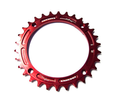 Race Face Narrow Wide Single Kettenblatt - 104 mm - rot