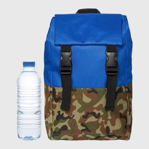 Cat & Jack Kleinkind Jungen Camouflage blau Utility Rucksack verstellbare Riemen Kordelzug - Bild 3 von 3