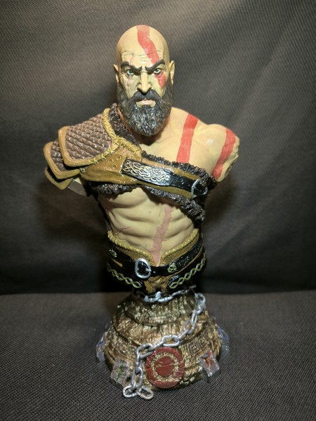 BUSTO KRATOS GOD OF WAR En Resina