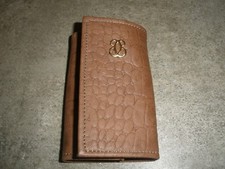 Buxton Leather Key Holder- Key-tainer Brown - New