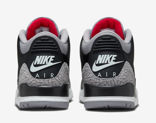 Nike Air Jordan 3 Retro OG 2024 Black Cement Us 9 Brand New 100% Authentic - Picture 3 of 14
