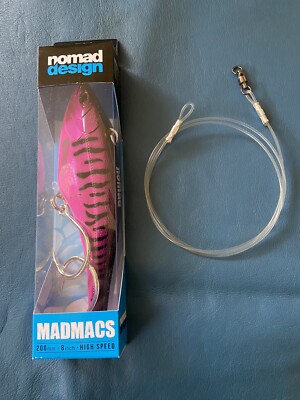 NOMAD DESIGN Madmacs 200mm/8in PHT Phantom Sinking High Speed Lure NEW