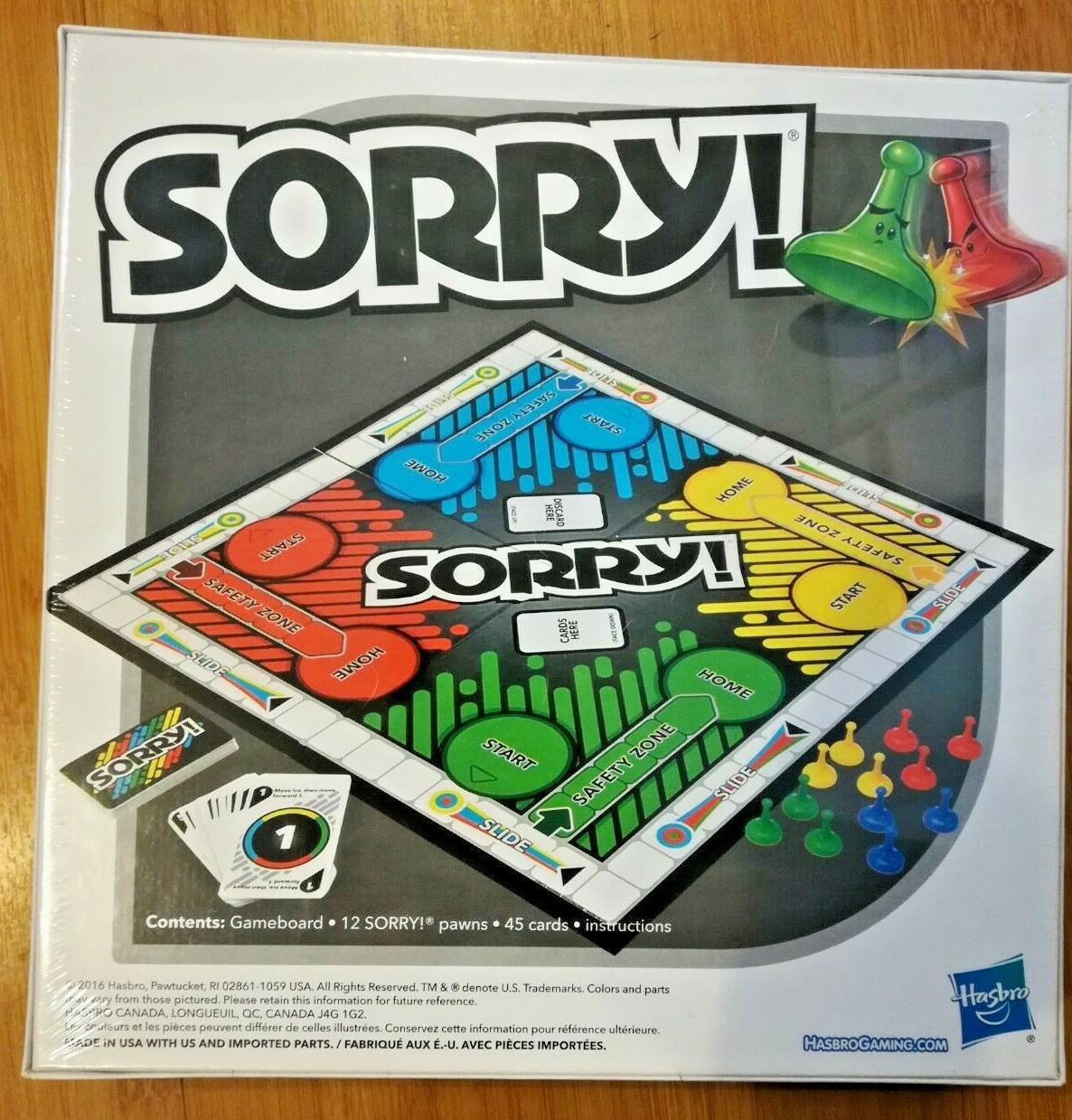Sorry Slide and Bump Your Way To Victory Board Game Party Sealed NIB | eBay