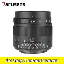 7Artisans 35mm F0.95 MF Full Frame Large Aperture Lens for Sony E-mount Camera