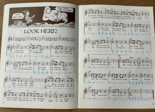 MUSIC WORKSHOP Aladdin BBC 1989 BOOKLET Radio For Schools Songbook - Picture 3 of 6