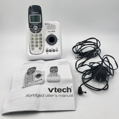 VTech Cordless Digital Answering System Model CS6124 Tested/Works - Used