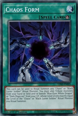 LDS2-DE025 CHAOSFORM COMMON 1.AUFLAGE YuGiOh KARTE