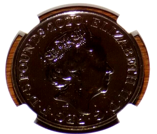 2020 GREAT BRITAIN 5PND JAMES BOND 007 NGC MS69 DPL FIRST RELEASES