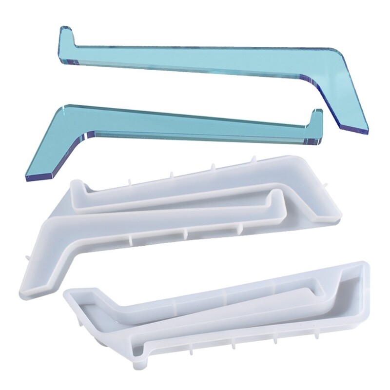 Epoxy Resin Laptop Stand Silicone Mold for DIY Craft Computer Bracket