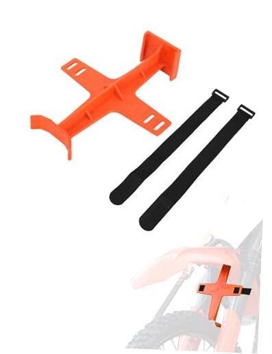  Dirt Bike Fork Saver with Straps,11.22" *9.06" Universal Motorcycle Orange