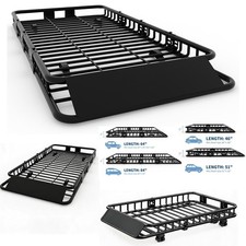46516484 Heavy-duty Global Roof Rack Cargo Basket For Suv Truck Van 200lb