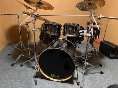 Tama Superstar Hyperdrive Maple Set/Speedcobra/Zildjian A Customs/Paiste Ride
