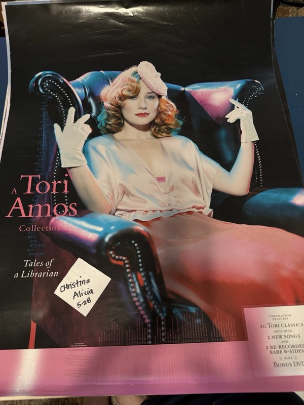 Tori Amos Tales Of A librarian Double Sided Promo Poster
