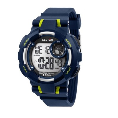 Sector EX-36   Digital Herrenuhr Blau Kunststoff (R3251283002)