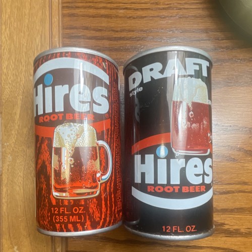VINTAGE HIRES ROOT BEER 12 OZ SODA ADVERTISING CAN COLLECTIBLE 1 Pull tab
