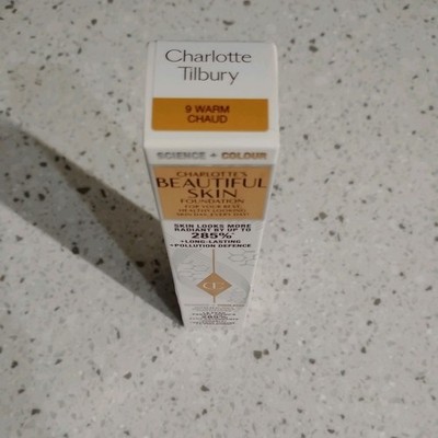 Charlotte Tilbury Beautiful Skin Foundation 1oz - #9 Warm Chaud BRAND NEW   