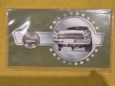 Ford 1965 Cortina MKI GT500 PNC 2017 con moneta RAM colorata UNC 50c!