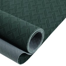 Marine Vinyl Fabric Faux Leather 1.0mm Green 72"x61" For Car/Boat Upholstery