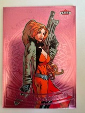 2024 UD Marvel Fleer Ultra Matriarchs Medallions Pink Elsa Bloodstone M-6