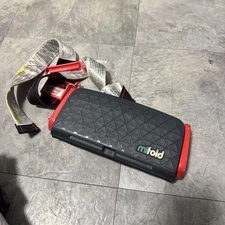 MIFOLD Grab & Go Portable Compact Car Booster Child Seat - Gray