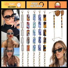 5Pcs Stylish Tortoise Eyeglass Chains for Women - Dainty Glasses Holders  Neck