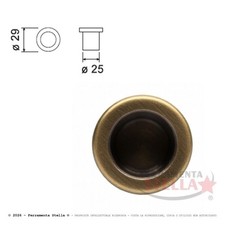 DITALE DI TRASCINAMENTO BRONZATO X PORTE INTERNE SCORREVOLI A SCRIGNO SCOMPARSA