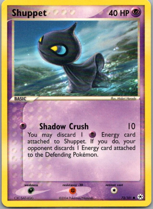 Shuppet 72/101 Common Hidden Legends NM