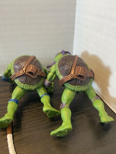 Vintage TMNT Teenage Mutant Ninja Turtles Movie Star Knock Off Bootleg Lot Of 4 - Picture 19 of 19