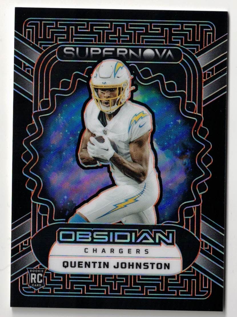 QUENTIN JOHNSTON - 2023 Obsidian Supernova Electric Etch Orange Rookie 20/65 #17