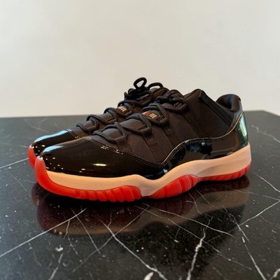 Nike Jordan 11 Retro Low ''Bred'' 2025 Black Red White  Size 12