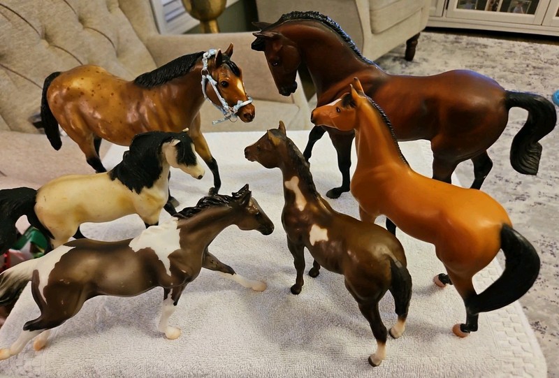 Breyer Lot Of 6 Vintage Traditional Size Horses